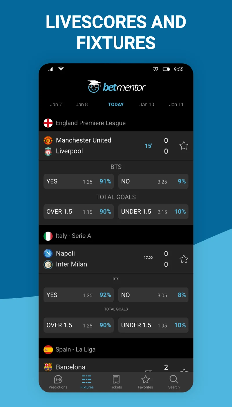 BetMentor: Betting Tips screenshot