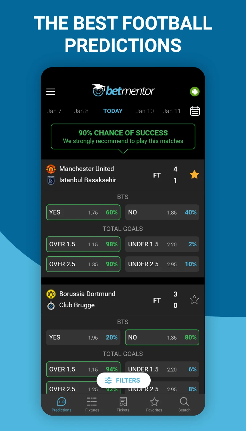 BetMentor: Betting Tips screenshot