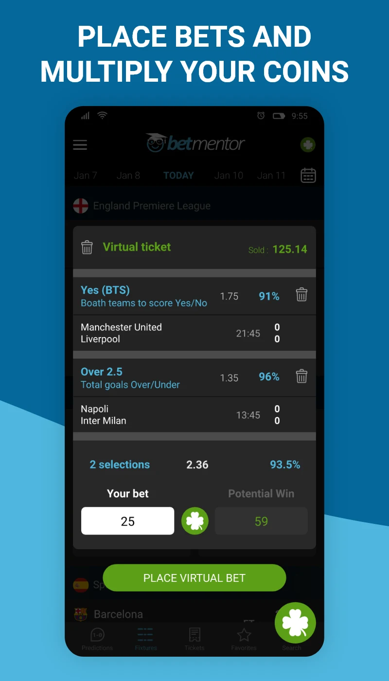 BetMentor: Betting Tips screenshot
